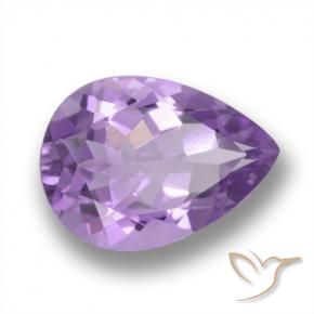 9,17 ctw natürlicher Purpurviolett Amethyst, Birnenform, VVS