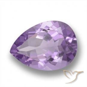 9,17 ctw natürlicher tiefviolett Amethyst, Birnenform, VVS