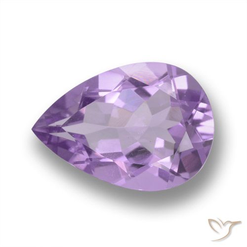 4.07ct Natürlicher Mittelviolett Amethyst, Birnenform, VVS