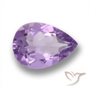 9,17 ctw natürlicher Mittelviolett Amethyst, Birnenform, VVS