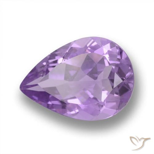 9,17 ctw natürlicher Mittelviolett Amethyst, Birnenform, VVS