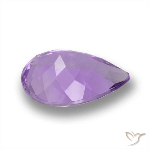 9,17 ctw natürlicher Mittelviolett Amethyst, Birnenform, VVS