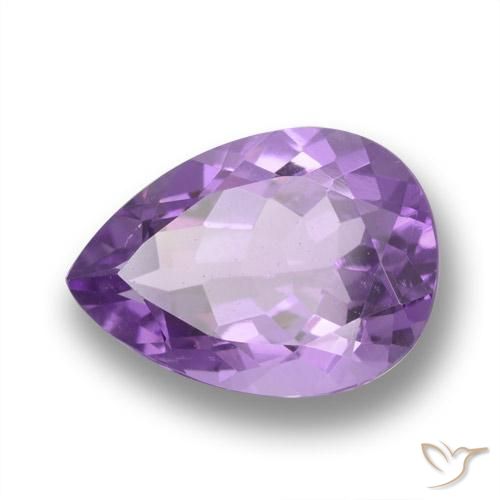 9,17 ctw natürlicher Mittelviolett Amethyst, Birnenform, VVS