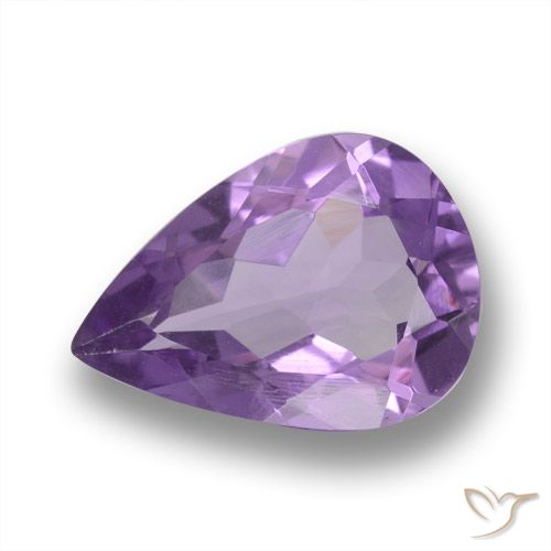 3.98ct Natürlicher tiefviolett Amethyst, Birnenform, VVS-VS