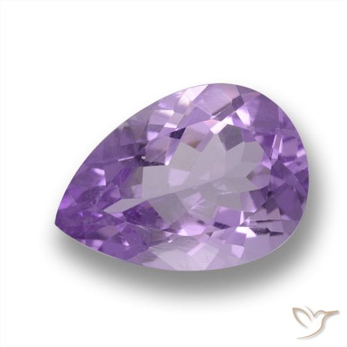 4.69ct Natürlicher tiefviolett Amethyst, Birnenform, VVS