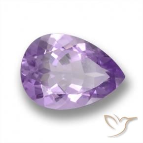 9,17 ctw natürlicher tiefviolett Amethyst, Birnenform, VVS