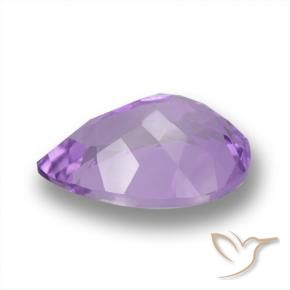 9,17 ctw natürlicher tiefviolett Amethyst, Birnenform, VVS