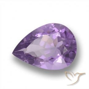 9,17 ctw natürlicher Mittelviolett Amethyst, Birnenform, VVS