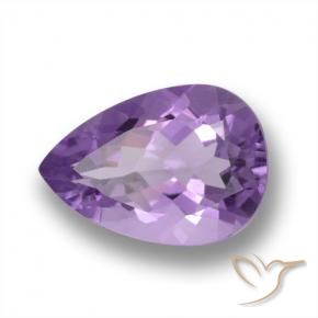 9,17 ctw natürlicher Mittelviolett Amethyst, Birnenform, VVS-VS
