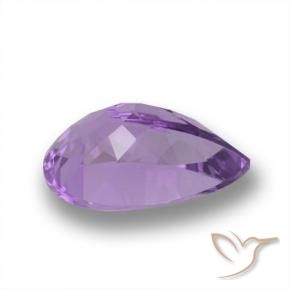 9,17 ctw natürlicher Mittelviolett Amethyst, Birnenform, VVS-VS