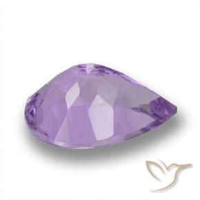 9,17 ctw natürlicher Rosaig-violett Amethyst, Birnenform, VVS-VS