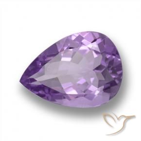9,17 ctw natürlicher Mittelviolett Amethyst, Birnenform, VVS