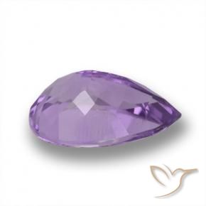 9,17 ctw natürlicher Mittelviolett Amethyst, Birnenform, VVS