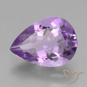 9,17 ctw natürlicher Lilaisch-violett Amethyst, Birnenform, VVS