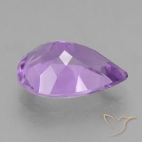9,17 ctw natürlicher Lilaisch-violett Amethyst, Birnenform, VVS