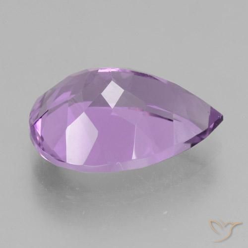 9,17 ctw natürlicher Lilaisch-violett Amethyst, Birnenform, VVS