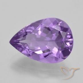 9,17 ctw natürlicher Mittelviolett Amethyst, Birnenform, VVS
