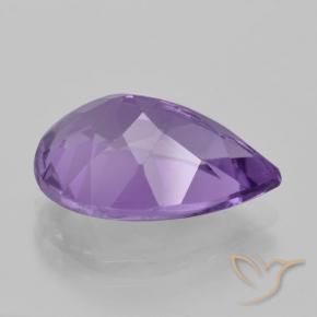 9,17 ctw natürlicher Mittelviolett Amethyst, Birnenform, VVS