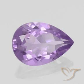9,17 ctw natürlicher Mittelviolett Amethyst, Birnenform, VVS
