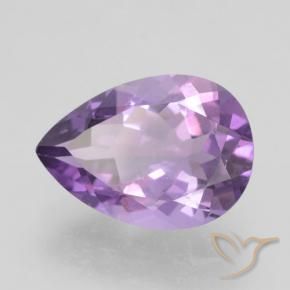 9,17 ctw natürlicher Mittelviolett Amethyst, Birnenform, VVS