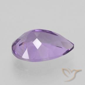 9,17 ctw natürlicher Mittelviolett Amethyst, Birnenform, VVS