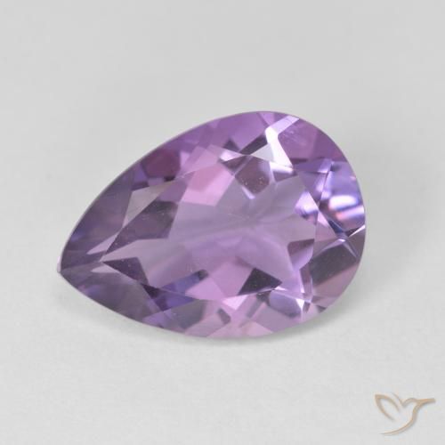 9,17 ctw natürlicher Mittelviolett Amethyst, Birnenform, VVS