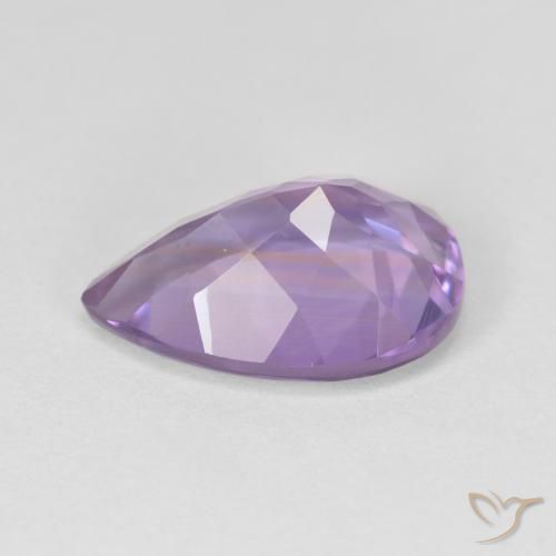 9,17 ctw natürlicher Mittelviolett Amethyst, Birnenform, VVS
