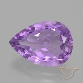 9,17 ctw natürlicher Mittelviolett Amethyst, Birnenform, VVS-VS