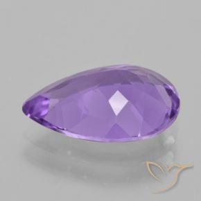 9,17 ctw natürlicher Mittelviolett Amethyst, Birnenform, VVS-VS