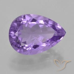 9,17 ctw natürlicher Mittelviolett Amethyst, Birnenform, VVS-VS