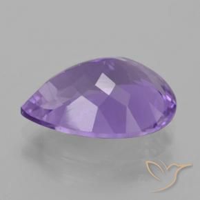 9,17 ctw natürlicher Mittelviolett Amethyst, Birnenform, VVS-VS