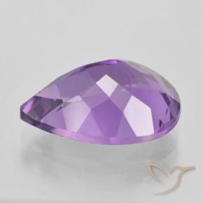 9,17 ctw natürlicher Intensives Violett Amethyst, Birnenform, VVS