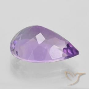 9,17 ctw natürlicher Lilaisch-violett Amethyst, Birnenform, VVS