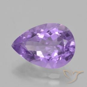 9,17 ctw natürlicher Mittelviolett Amethyst, Birnenform, VVS