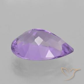 9,17 ctw natürlicher Mittelviolett Amethyst, Birnenform, VVS