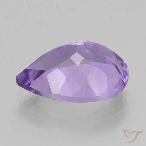 9,17 ctw natürlicher Tiefes Irisviolett Amethyst, Birnenform, VVS
