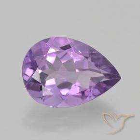 9,17 ctw natürlicher Mittelviolett Amethyst, Birnenform, VVS-VS