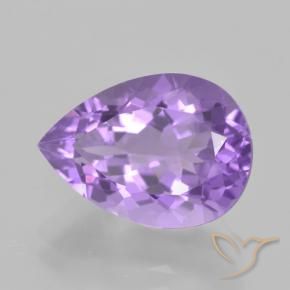 9,17 ctw natürlicher Rosaig-violett Amethyst, Birnenform, VVS