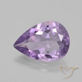 9,17 ctw natürlicher Mittelviolettes Rosa Amethyst, Birnenform, VVS-VS