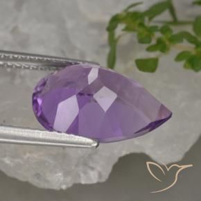 9,17 ctw natürlicher Mittelviolett Amethyst, Birnenform, VVS