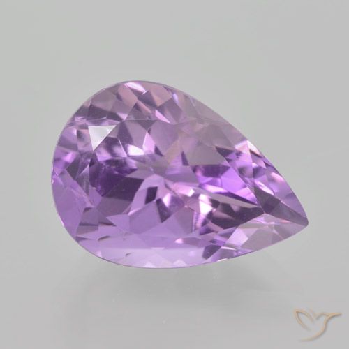 5.25ct Natürlicher Rosa Iris Violett Amethyst, Birnenform, VVS-VS