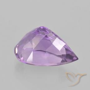9,17 ctw natürlicher Rosa Iris Violett Amethyst, Birnenform, VVS-VS