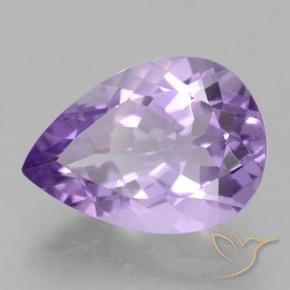 9,17 ctw natürlicher Mittelviolett Amethyst, Birnenform, VVS