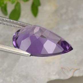 9,17 ctw natürlicher Mittel Violett-Rosa Amethyst, Birnenform, VVS