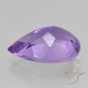 9,17 ctw natürlicher Mittelviolett Amethyst, Birnenform, VVS