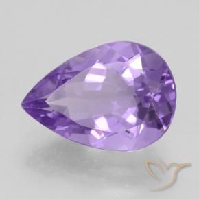 9,17 ctw natürlicher Mittelviolett Amethyst, Birnenform, VVS