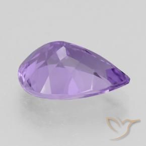 9,17 ctw natürlicher Mittelviolett Amethyst, Birnenform, VVS