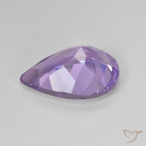 9,17 ctw natürlicher Mittelviolett Amethyst, Birnenform, VVS
