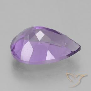 9,17 ctw natürlicher Tiefviolettes Violett Amethyst, Birnenform, VVS