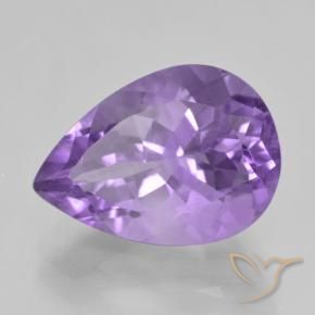 9,17 ctw natürlicher Mittelviolett Amethyst, Birnenform, VVS
